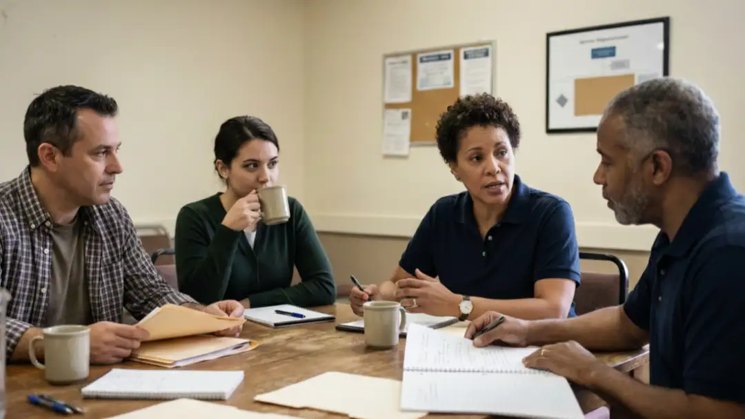 firefighter union representatives meeting